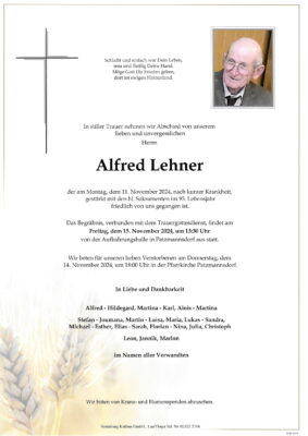 Alfred Lehner Bestattung Kallaus