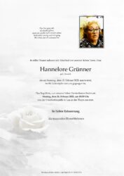 Sterbefälle 2025 | Bestattung Kallaus